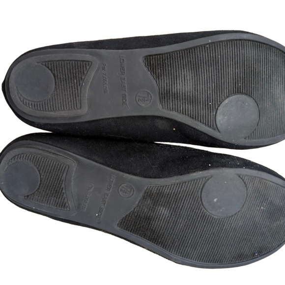 Black Ballet Flats with Silver Trim - Size 7.5 - Picture 8 of 9